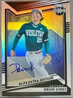 Druw Jones Panini 直筆サイン入り オンカードオート MLB