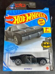 ホットウィール HOTWHEELS BATMOBILE BATMAN バットマン バットモービル USカード 2021