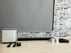 美品【BOSE】Smart Soundbar 900（スマート サウンドバー900）Dolby Atmos対応 +ベースモジュール700+サラウンドスピーカースタンドセット