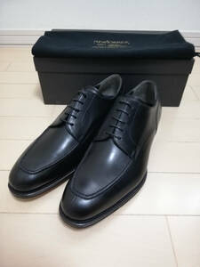 未使用品　NEWYORKER　ニューヨーカー　革靴　ドレスシューズ　Ｕチップ 　25cm　黒　ブラック