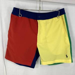 【中古】POLO RALPH LAUREN ポロラルフローレン PREPSTER SHORTS SWIM WEAR Sサイズ マルチカラー ショーツ ボトムス