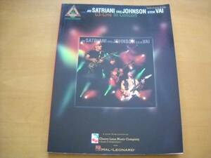 「JOE SATRIANI ERIC JOHNSON STEVE VAI G3Live In Concert」ギタースコア（洋書）