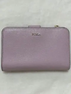 フルラ　折財布　美品　ピンク　FURLA 二つ折財布