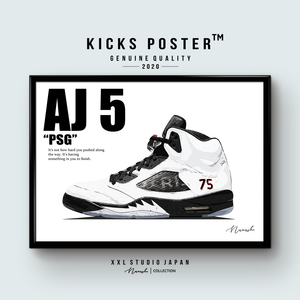 AJ5 エアジョーダン5 パリ・サンジェルマン PSG キックスポスター 送料無料 AJ5-21