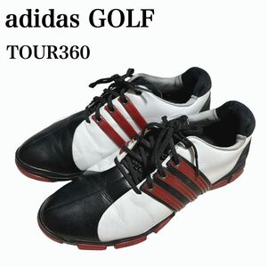状態良 adidas GOLF TOUR360 アディダス ゴルフシューズ 25.5 メンズ