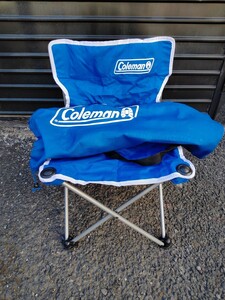 Coleman　折りたたみチェア　ブルー アウトドア コンパクト 椅子