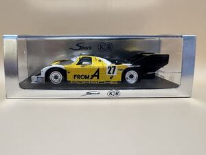 Spark 国際貿易特注　1/43 9143 Porsche 956 “FROM A” #27 SUZUKA 1000Km 1986 