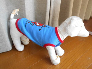 小型犬 SPIDER-MAN 裏フリース　タンクトップ　Tシャツ　M