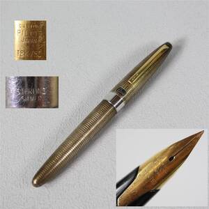 PILOT パイロット エリート ペン先18k 750 STERLING SILVER 万年筆 万年筆 シルバーン 万年筆 ペン 筆記用具