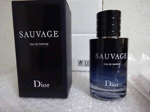 Dior ソヴァージュ　オードゥパルファン　60ml 1プッシュ使用　サンプルおまけ付き　香水　ディオール　SAUVAGE EDP　