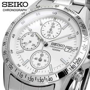 SEIKO セイコー 腕時計 メンズ 国内正規 クォーツ クロノグラフ ビジネス カジュアル SND363P