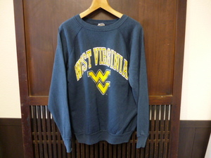 USA古着　80S 90S スウェットシャツ WEST VIRGINIA LARGE MADE IN USA