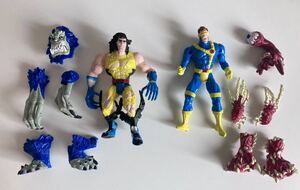 ●トイビズ X-MEN モンスターアーマー サイクロプス アクションフィギュア ルース&ウルヴァリン