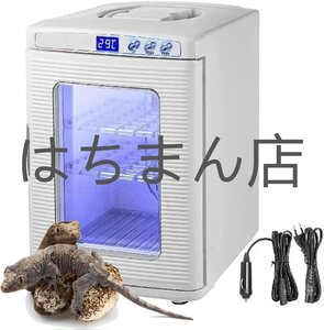 25Lポータブル爬虫類インキュベーターキャビネットプロフェッショナル爬虫類卵インキュベーターボックス、5°C-60°Cの温度、LED照明付き