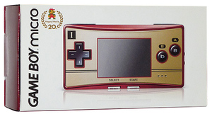 【中古】任天堂 ゲームボーイミクロ ファミコンカラー OXY-S-GA 元箱あり [管理:30310648]