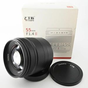 【新品級の極上美品/動作◎】7Artisans 55mm F1.4 II (フジフイルムX用) 七工匠