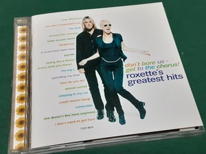 ROXETTE　ロクセット◆『ロクセット・グレイテスト・ヒッツ！』日本盤CDユーズド品