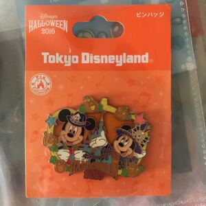 ディズニーランド 2016 ハロウィン ピンバッジ ピンバッチ ミッキー ミニー TDR TDL