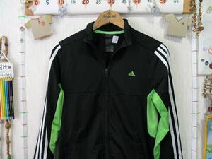 ♪服4618_P5♪ ジュニア　長袖　トラックジャケット（ジャージ） adidas アディダス サイズ【160】 Used ～iiitomo～