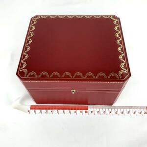 Cartier カルティエ 時計ケース 15×13×9 空箱 BOX ボックス 腕時計 用 保存箱 時計用 レッド