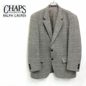 1N1764-J◆日本製 CHAPS RALPH LAUREN チャップス ラルフローレン 総柄テーラードジャケット◆100-92-175 シルク混 毛99% メンズ ビジネス