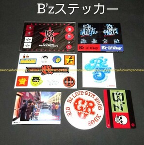 B’z ステッカー 松本孝弘 稲葉浩志 circle 非売品 NOT FOR SALE B