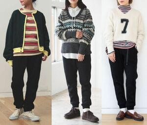 【美品】GRAMICCI グラミチ × BEAMS BOY ビームス ボーイ / 別注 フリース パンツ / 23FW / F / ブラック