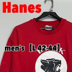 F327【Hanes】半袖プリントTシャツ【L42-44】 Sステッチ