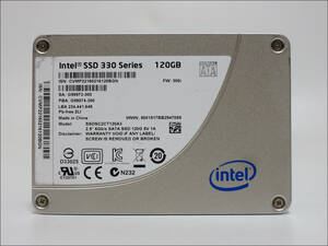 Intel 2.5インチSSD 330 SSDSC2CT120A3 120GB SATA #12312