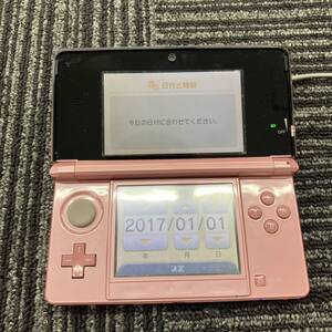 F414-O60-786◎ ニンテンドー 任天堂 3DS CTR-001 ミスティピンク ゲーム タッチペン付き 稼働確認済み