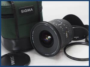 ★特別特価★ SIGMA シグマ 17-35mm F2.8-4 EX HSM 前後キャップ&レンズフィルター、フード付 ニコンF用(AF) #i8290