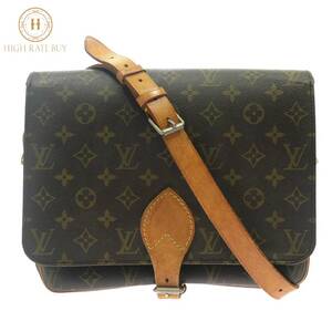 1円スタート LOUIS VUITTON ルイヴィトン カルトシエールGM M51252 834 モノグラム ショルダーバッグ 斜め掛け クロスボディ ブラウン