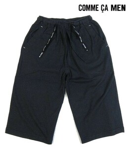 F水06580新品▼ コムサメン ドット柄 ショートパンツ 【 M 】 ハーフパンツ COMME CA MEN マイルウェア ホームウェア ブラック系