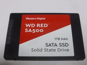 WD RED SA500 NAS SSD SATA 2.5inch 1000GB(1TB) 電源投入回数16回 使用時間26069時間 正常100% WDS100T1R0A-68A4W0 中古品です①