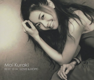 倉木麻衣 / Mai Kuraki BEST 151A -LOVE ＆ HOPE- / 2014.11.12 / ベストアルバム / 初回限定盤B / 2CD＋DVD / VNCM-9026-9027