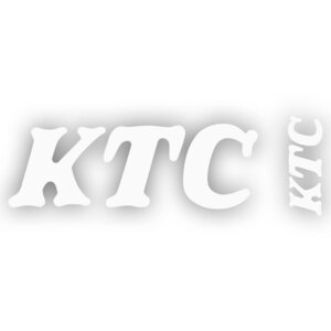 送料250円～　KTC　【文字だけ残る】切り文字ステッカー　R-105 【白】7 【赤】8　2種類からお選びください