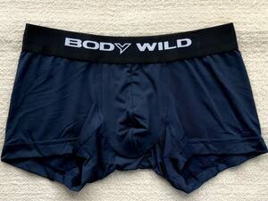 BODY WILD ボクサーパンツ Ｌサイズ ローライズ ネイビーブラック 日本製 ☆送料無料