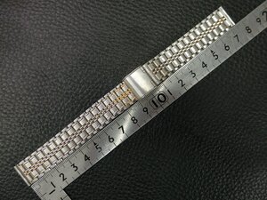 メーカー不明 汎用 ステンレス メンズ ブレス ブレス幅16mm ラグ幅15.7mm 長さ 調整式 管理No.43486