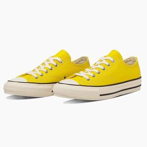 KZ8282★CONVERSE Addict : 24ss CHUCK TAYLOR LEATHER OX★29★YELLOW コンバース アディクト チャックテイラー レザー