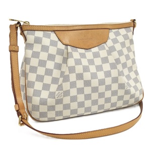 【中古】LOUIS VUITTON シラクーサ PM ショルダーバッグ ダミエ アズール N41113