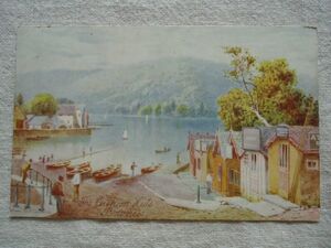 【絵葉書1枚】 The Cushion Huts, Bowness /PICTURESQUE ENGLISH LAKES /Raphael Tuck & Sons OILETTE Postcard7285 /ヴィンテージ ハ37-2