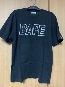 送料無料★エイプ★BAPEロゴTシャツ★Mサイズ★黒★human made 