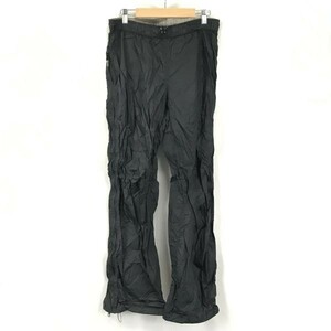 HAGLOFS/ホグロフス★ウィンドブレーカーパンツ【Mens size -S/股下75cm/黒/Black】アウトドア/トレッキング/Pants/Trousers◆BG995