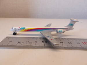 日本エアシステム JAS ミニエアプレーンモデルシリーズ MD-90 3号機