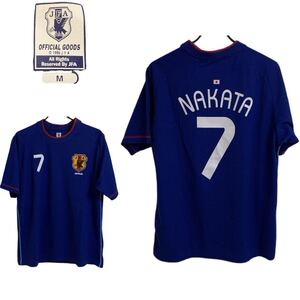 中田英寿 NAKATA HIDETOSHI 7 日本代表ユニフォーム JFA OFFICIAL GOODS JFA オフィシャルグッズ ユニフォーム 背番号7 ブルー アーカイブ