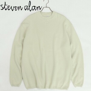 ◆STEVEN ALAN スティーブンアラン MILANO RIB MOCK NECK KNIT-LOOSE ミラノリブ モックネック ニット トップス