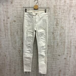 A379◇AMERICAN EAGLE | アメリカンイーグル　カラージーンズ　ホワイト　美品　サイズ2