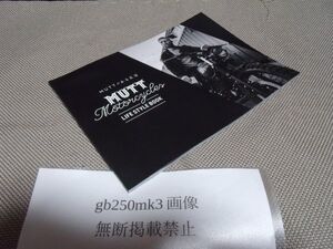 MUTT MOTORCYCLES LIFE STYLE BOOK　MUTT のある生活　一間堂株式会社　2019年3月28日発行