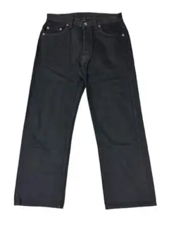 70s USA製 ヴィンテージ Levis 501 ブラックデニム ボタンフライ