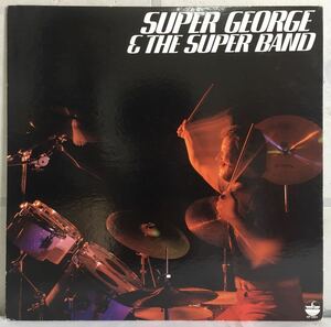 美盤 JPN LP / ジョージ川口 & スーパー・バンド SUPER GEORGE & SUPER BAND スーパー・ドラムス / 上田力 鈴木勲 清水靖晃 / 和ジャズ